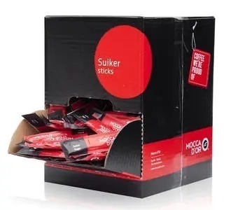 Een Impressieafbeelding van de Mocca D&rsquo;or suiker Sticks | 500 Stuks