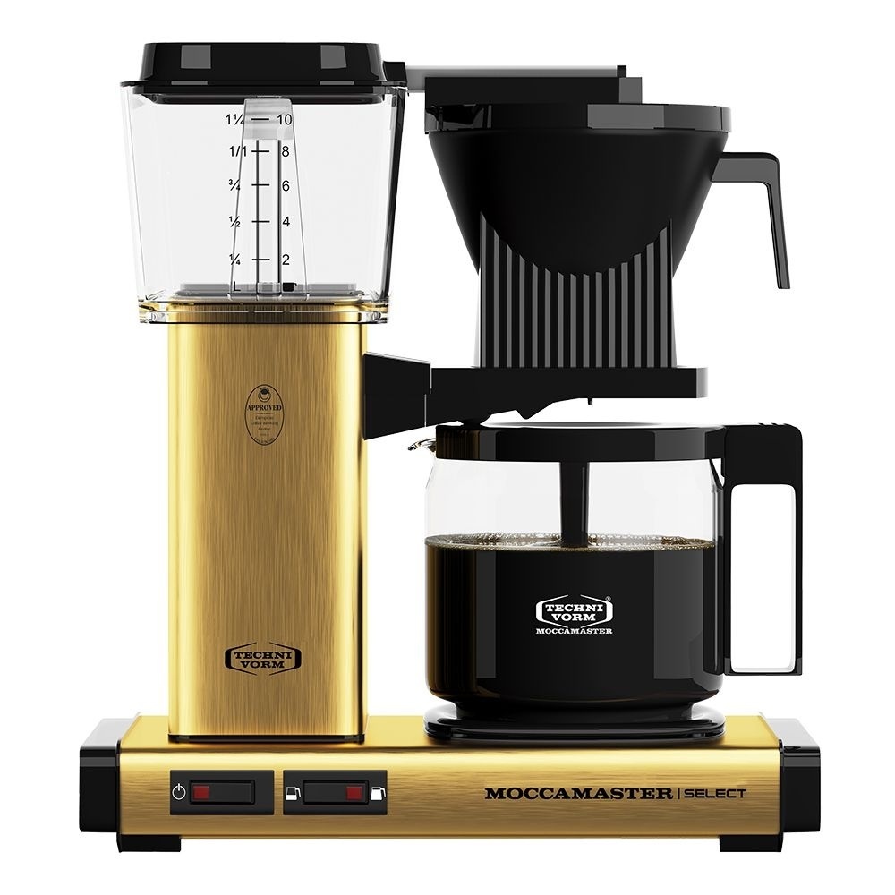 KBG Select Brushed Brass - MoccaMaster Filterkoffie