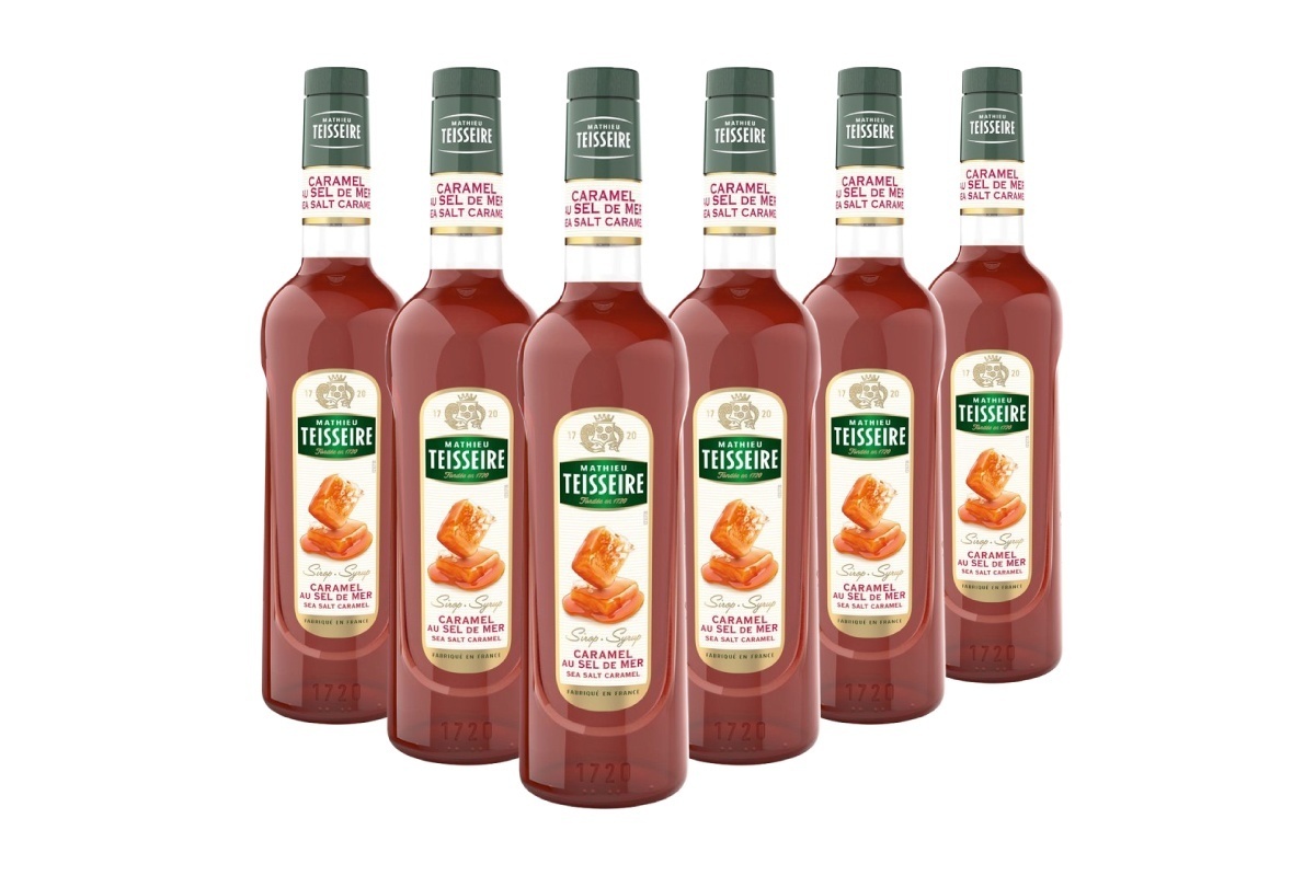 Koffiesiroop Karamel zeezout 6x 700ml - Teisseire