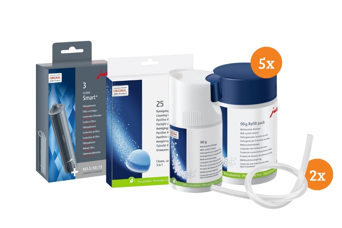 Jura Onderhoudspakket - Systeem-, water- en melkreiniger - Large